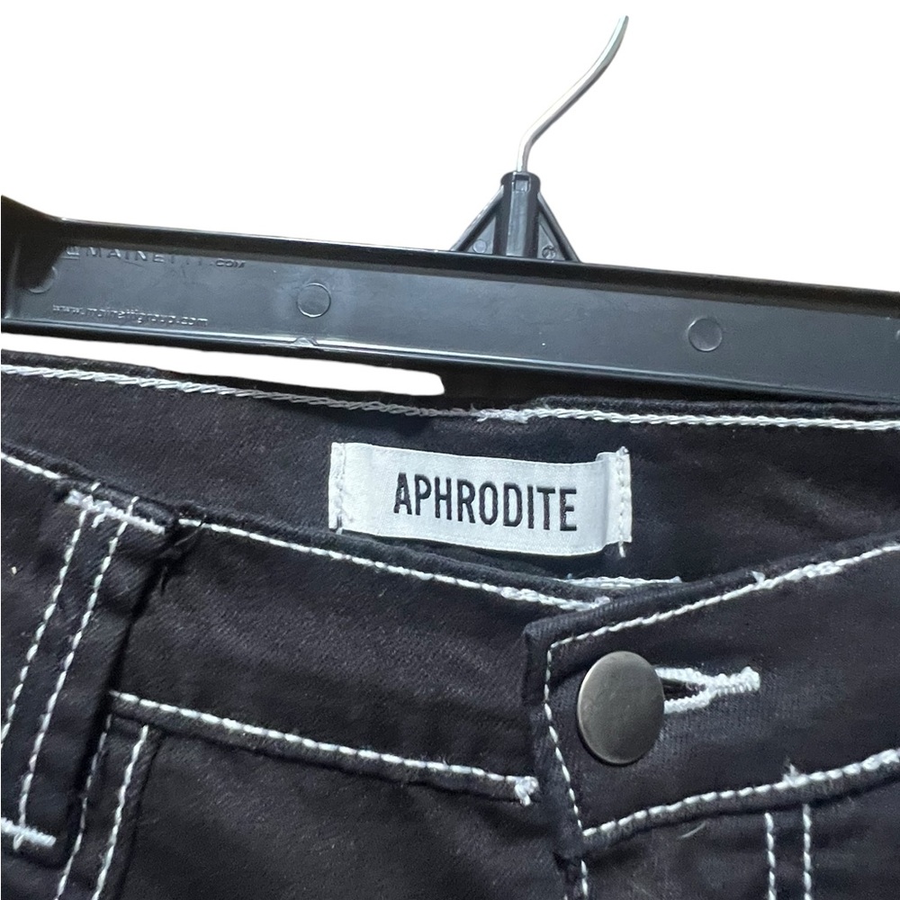 Aphrodite Black Pocket‎ Cargo Pants Size 11 - Picture 6 of 11